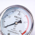 Stainless steel hydraulic shock-proof pressure gauge